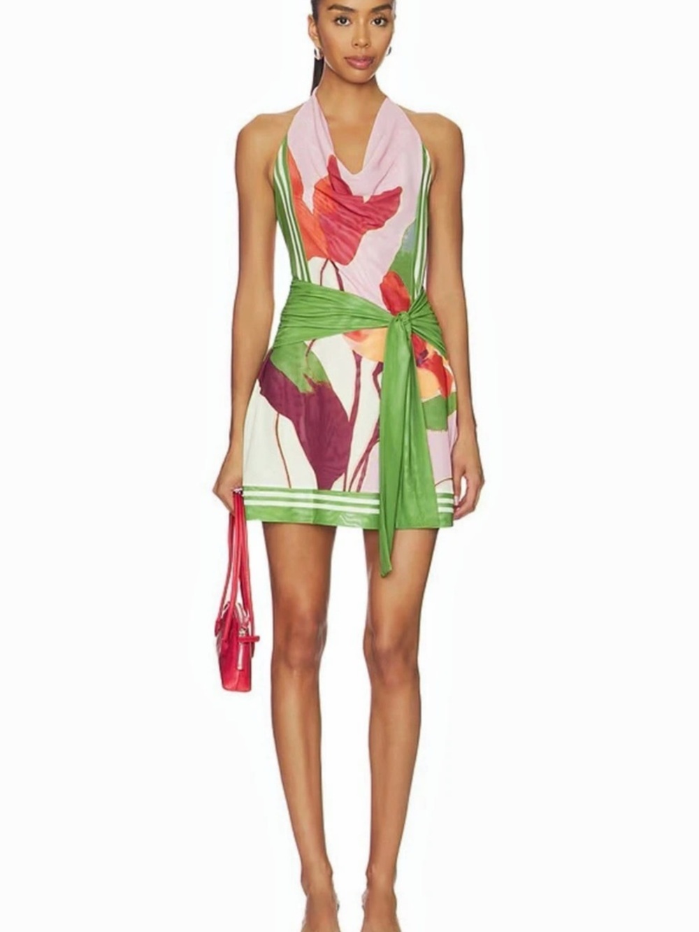SOVERE Kalea Mini Dress in Botanic NWT